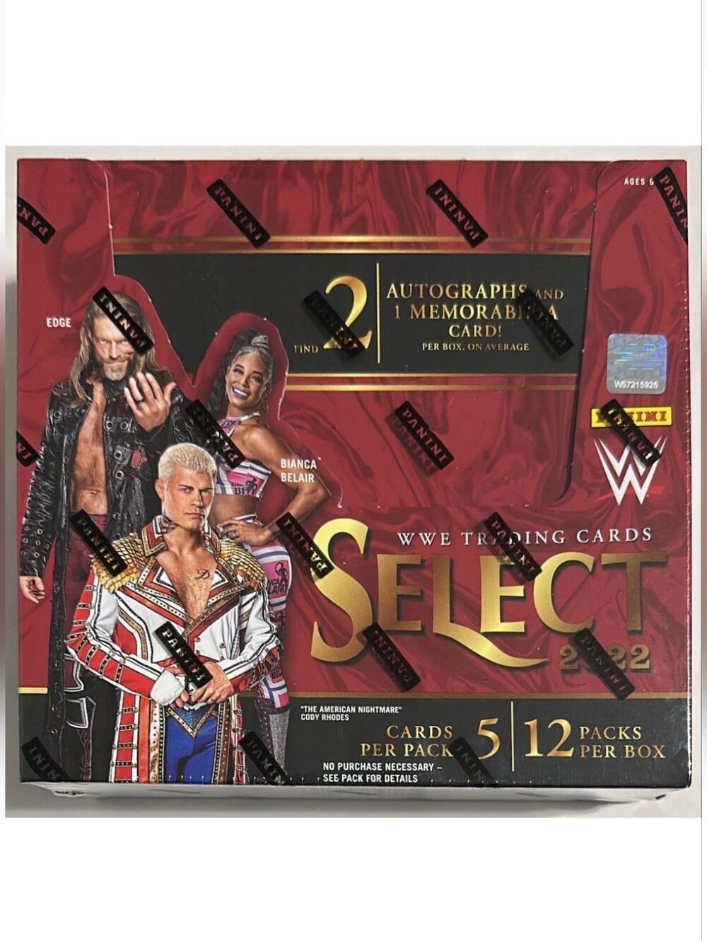 2022 Panini Select WWE Wrestling Hobby Box New Factory Sealed 🔥
